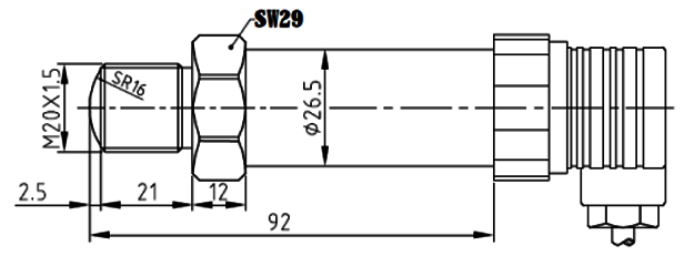 PTL702Q尺寸圖